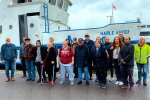 Alle Teilnehmerinnen und Teilnehmer hatten viel Spaß an dem Ausflug nach Wilhelmshaven. Foto: ambulante Wohnungslosenhilfe